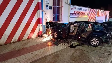 Accidente en Benavente. Foto cedida a Interbenavente.es: PL