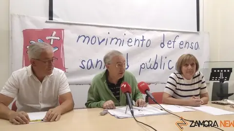 Rueda de prensa de la Plataforma en Defensa de la Sanidad