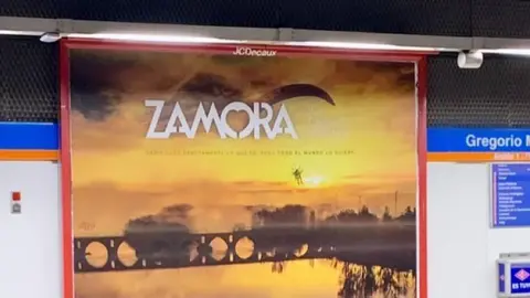 Zamora en el metro de Madrid