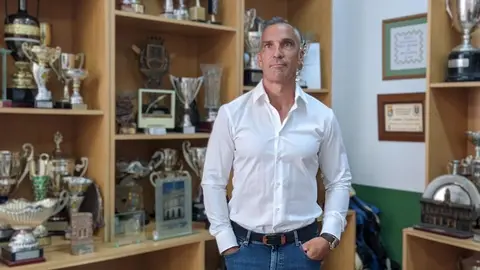 Emilio Merchán, en su despedida, en el Club Amigos del Duero