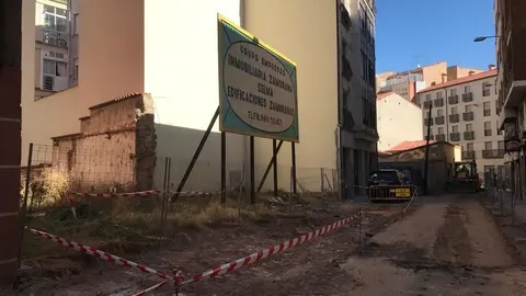 Obras en la calle Traviesa