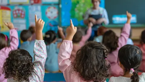 Escuela de Infantil. Fotografía de archivo