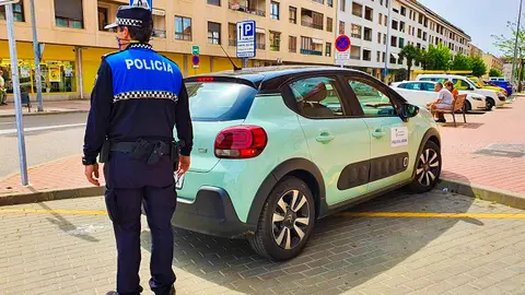 Policía local de Benavente. Fotografía: Interbenavente.es