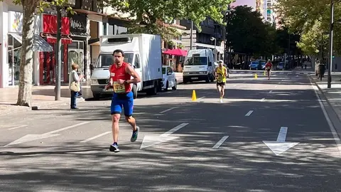 Corredores en la Media Maratón de Zamora. Foto Raúl Vara/Facebook