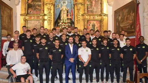 Zamora CF se encomienda a la Virgen de la Concha