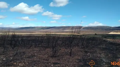 Incendio en Sesnández de Tábara