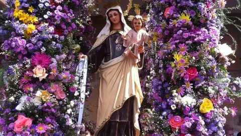 Virgen del Carmen en Tábara