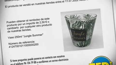 Retirada producto vía FACUA