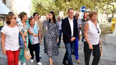 Inés Arrimadas visita Fromago en Zamora. Foto archivo