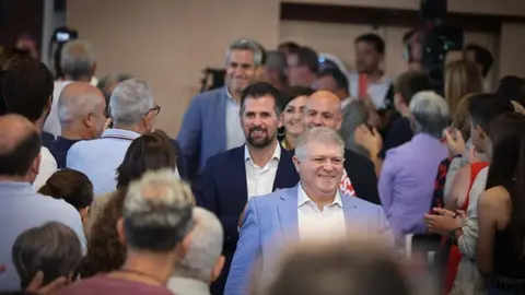 Luis Tudanca Luis Tudanca,  al término del Consejo Político del PSOE  celebrado esta mañana en Zaragoza