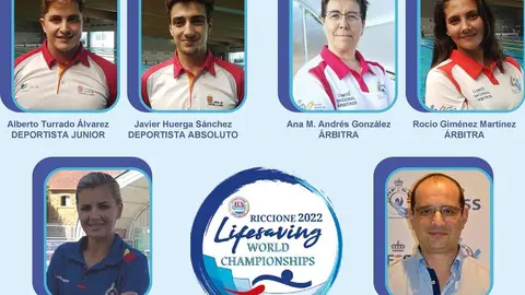 2022-09-20 IMAGEN Miembros de CyL en el Mundial de Salvamento y Socorrismo