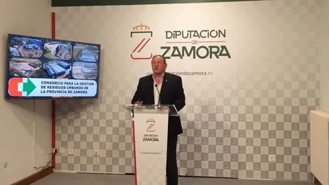 El vicepresidente tercero de la diputación de Zamora y diputado de medio ambiente y Obras, Javier Faúndez Domínguez