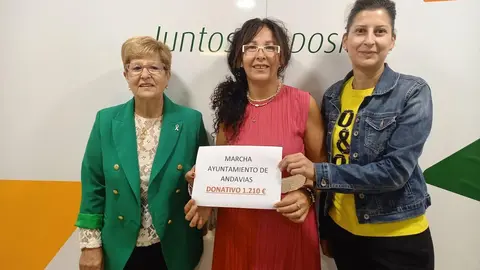 Donativo marcha Andavías