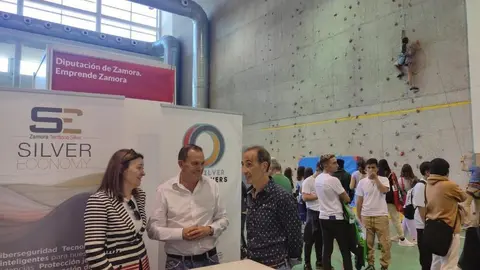 Stand Diputación acto bienvenida alumnos Campus Viriato