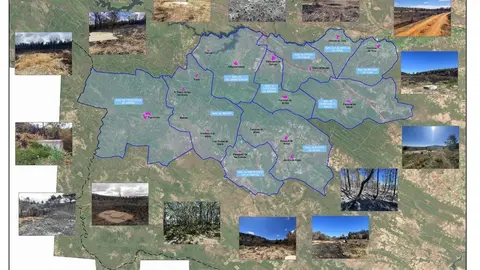 Actuaciones de emergencia en los municipios afectados por los incendios de Sierra de La Culebra