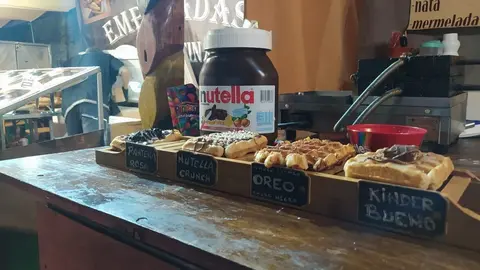 Uno de los puestos del Mercado Medieval