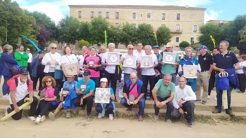 Foto de familia de la delegación zamorana