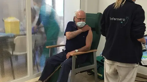 Cuarta dosis de la Covid en la residencia de Los Tres Árboles