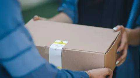 Reparto paquetería. Fotografía de archivo