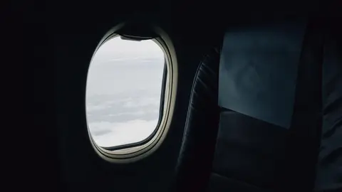 Interior de un avión