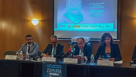 Presentación de la Feria de Empleo en la Cámara de Comercio
