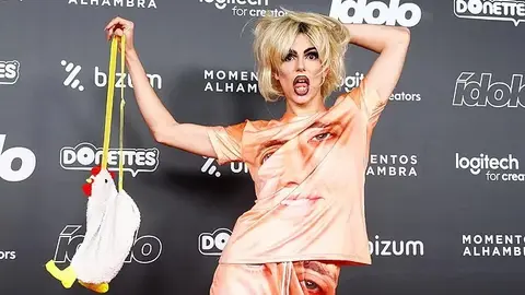 Samantha Hudson en los premios ídolo