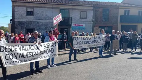 Manifestación por la sanidad Tábara. Fotografía: CEDIDA