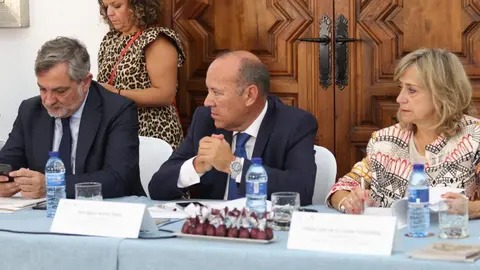 José María Barrios Tejero, ha asistido hoy a la reunión de la Comisión de Diputaciones de la Federación Española de Municipios y Provincias celebrada en Cáceres