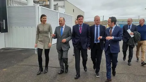 Consejero de Economía y Hacienda con la delegada territorial