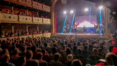 Presentación del espectáculo Michael's Legacy en el teatro Reina Sofía de Benavente