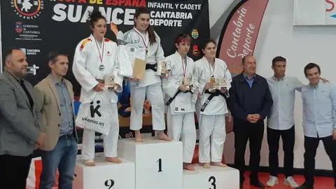 Pódium zamorano en la II Copa de España Infantil y Cadete de Judo