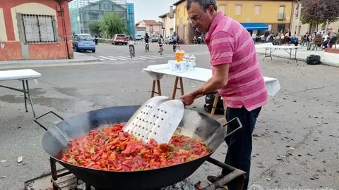 Pimentada popular en San Cristóbal de Entreviñas