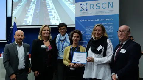 La consejera recoge un premio por la gesti&oacute;n de los Servicios Sociales