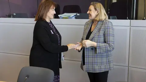 Reunión con la vicepresidenta de la CE