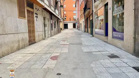 Pavimentación centro de Benavente