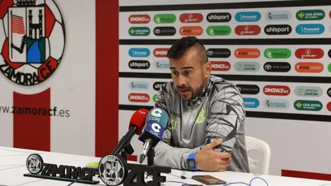 Yago Iglesias en la previa vs Ourense