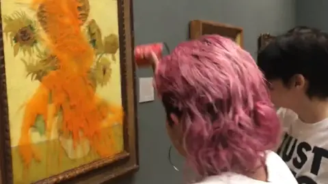 Daños producidos a la obra de Van Gogh en el National Gallery de Londres