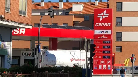 Gasolinera en Zamora. Foto Marcos Vicente