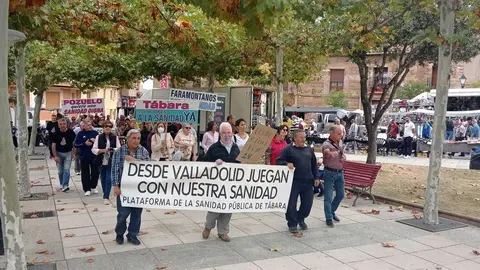 Manifestación sanitaria Tábara. Fotografía: CEDIDA