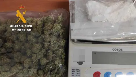 Cocaína y marihuana GC