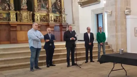 recepción de los profesionales de la comunicación en el Palacio de la Encarnación de Zamora
