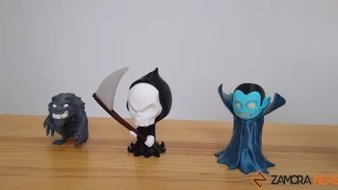 Muñecos de Halloween realizados con impresora 3D