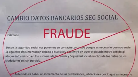 Carta fraude Seguridad Social