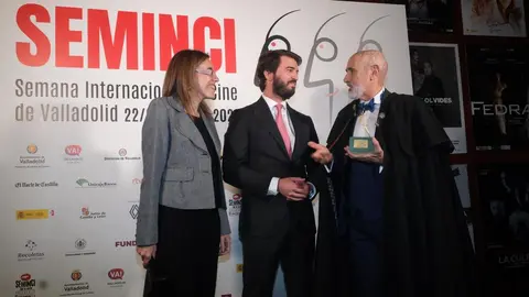 García-Gallardo durante la Gala del Cine y El Audiovisual de Castilla y León
