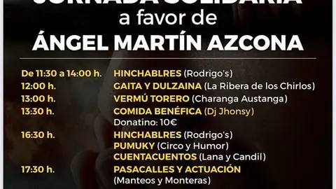 Jornada solidaria a favor de ángel Martín