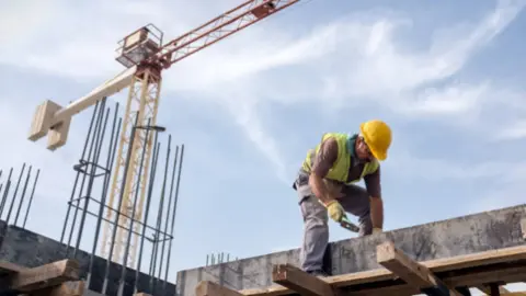 Trabajo construcción. Fotografía de archivo