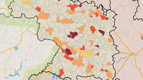 Mapa IA municipios a siete días (26 de octubre)