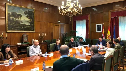 Reunión entre la Subdelegación y los Servicios Provinciales