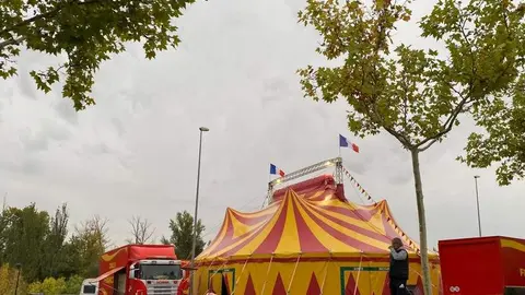 Circo instalado en Ifeza