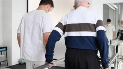 Fisioterapia. Fotografía de archivo